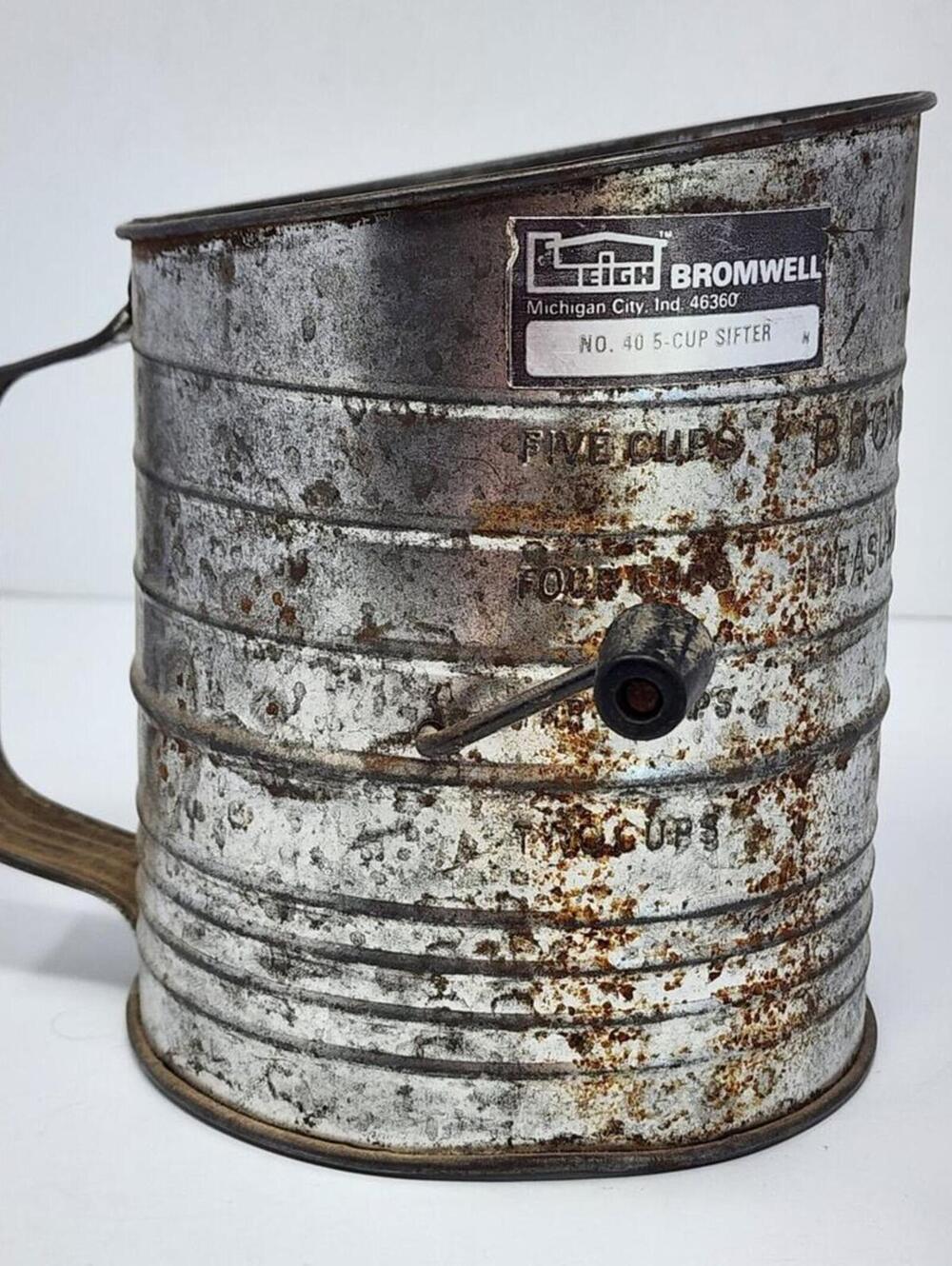 Vintage Bromwell Measuring Sifter